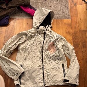 Ultra rare Grenade skeleton snowboard jacket, size small